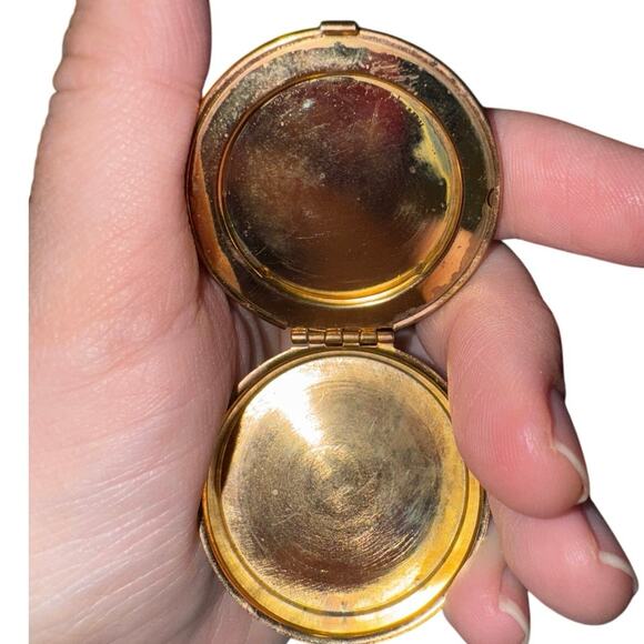 Unique Beautiful Vintage Brass PYX Catholic Christian Host - Picture 5 of 7